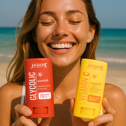 Jaquline USA GLYCOLIC & Sunstick  20G |SPF 70 & PA++++| with non-greasy