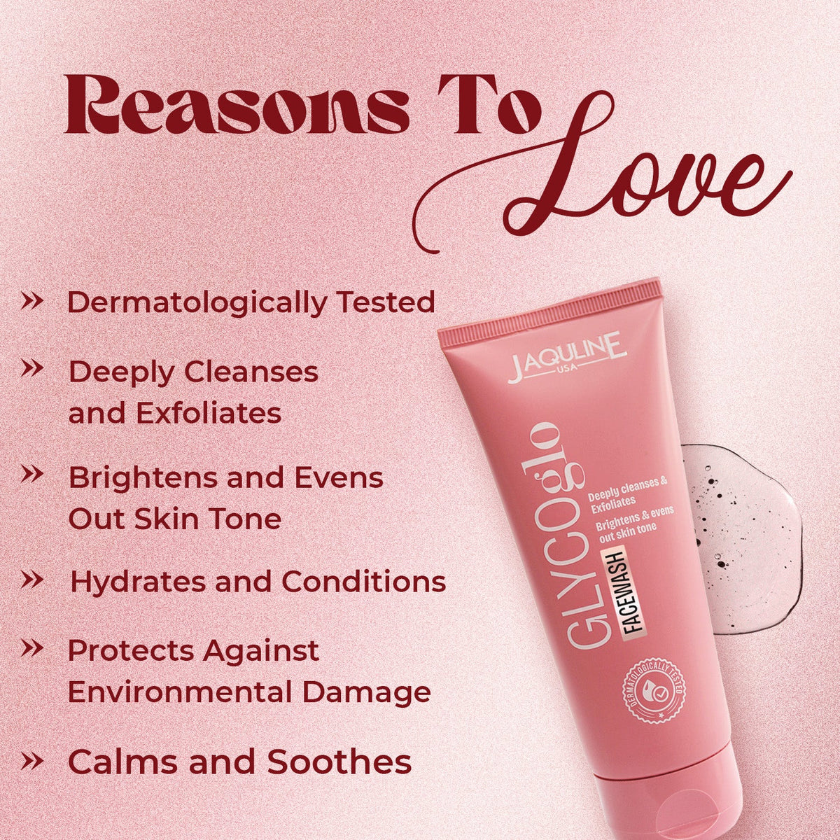 Jaquline USA Glycoglo Facewash 100ml