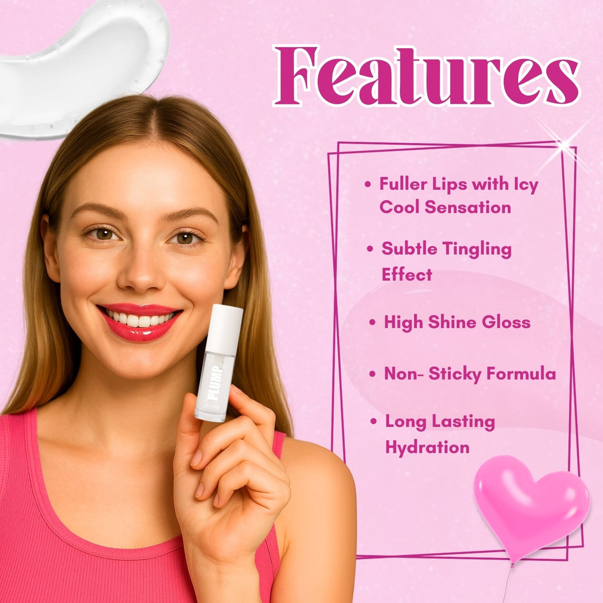 Jaquline USA Plump It Lip Volumizer (3.5 ml) Barely There 01