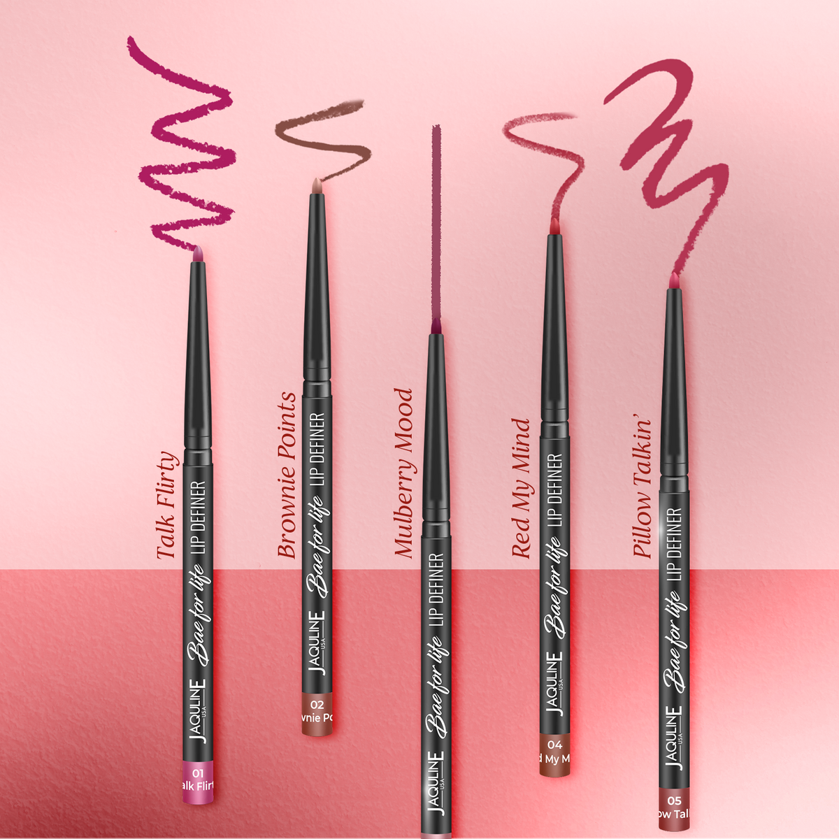 Jaquline USA Bae For Life Lip Definer 0.3g Mulberry Mood 03