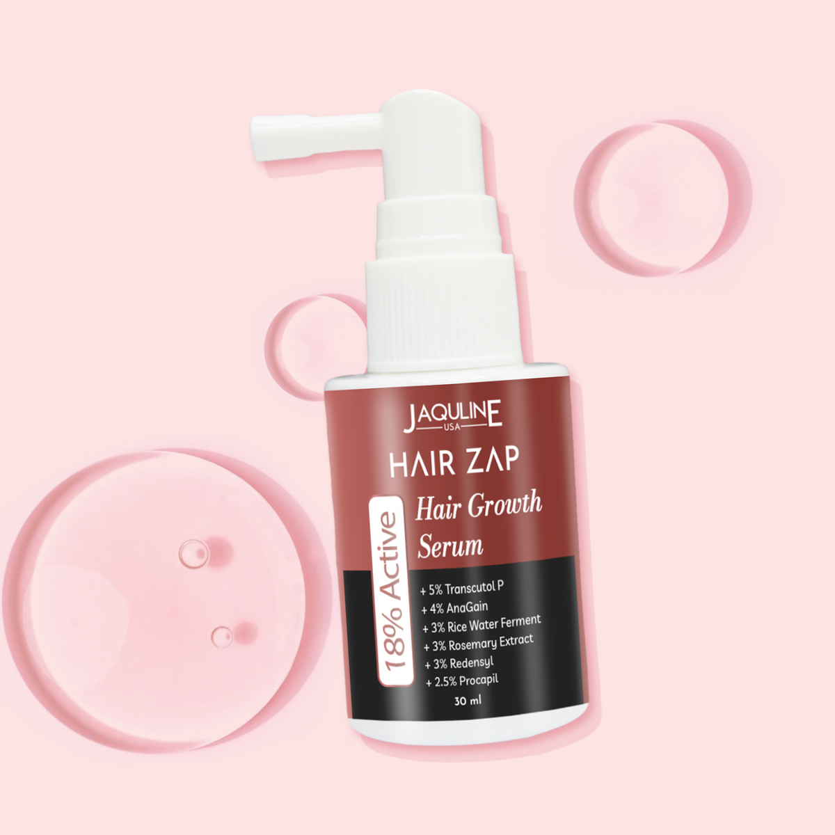 Jaquline USA Hair ZAP Hair Growth Serum 30ml