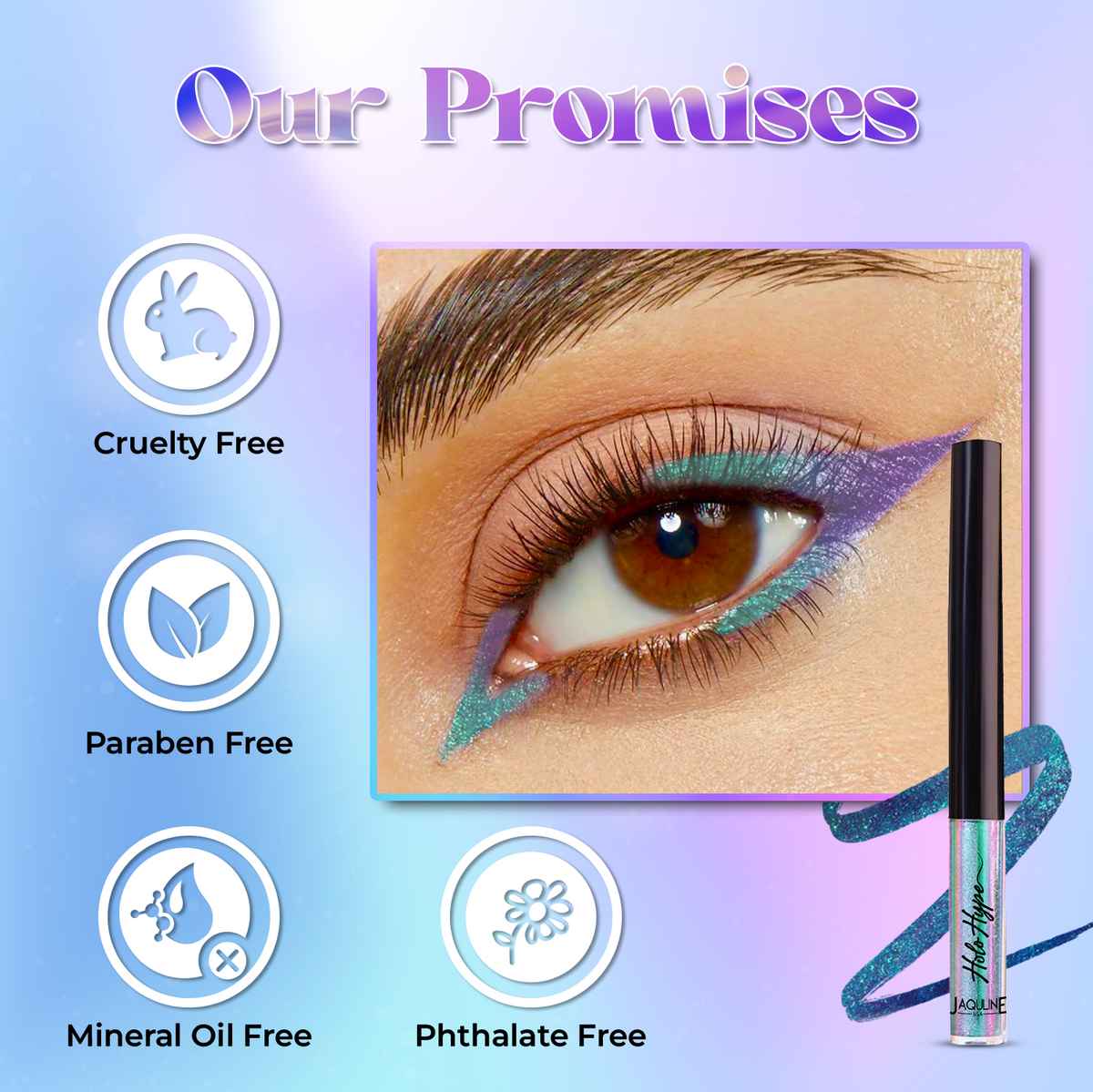 Jaquline USA Holo Hype Holographic Eyeliner Cosmic Shift 02 (1.6ml)