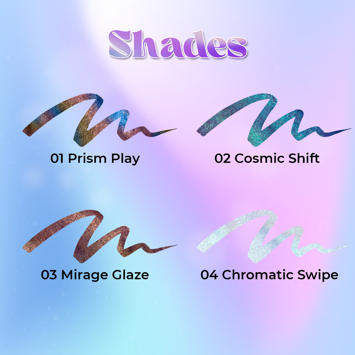 Jaquline USA Holo Hype Holographic Eyeliner Mirage Glaze 03 (1.6ml)