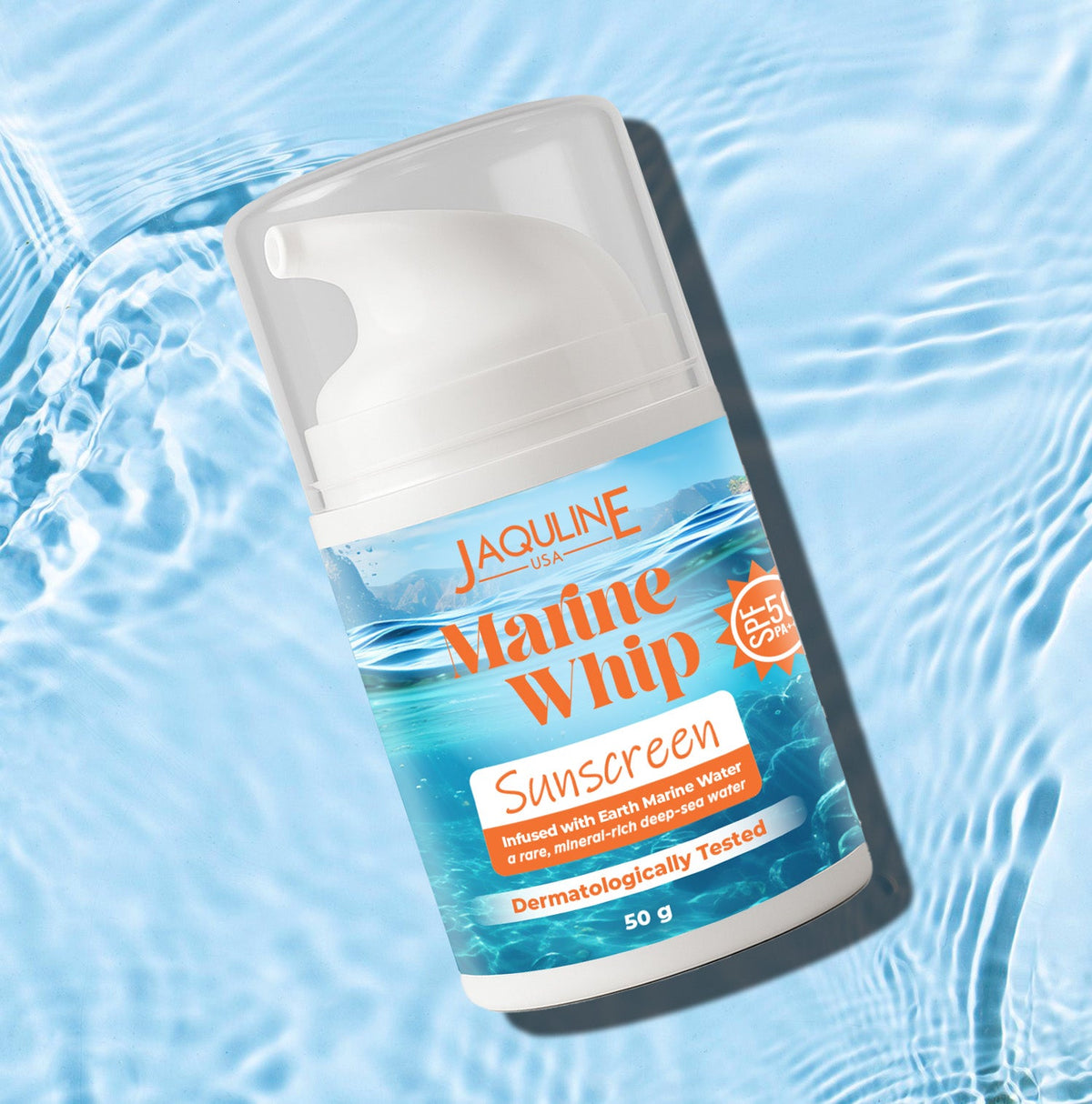 Jaquline USA Marine Whip SPF 50 Sunscreen 50g