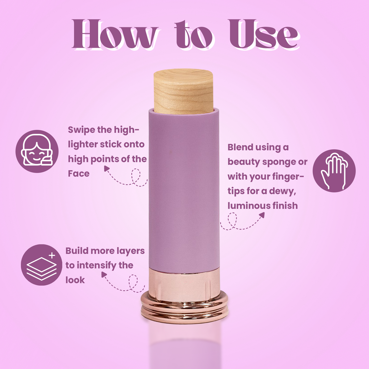 Jaquline USA Steal the Spotlight Highlighter Stick 15g - Lit AF 01