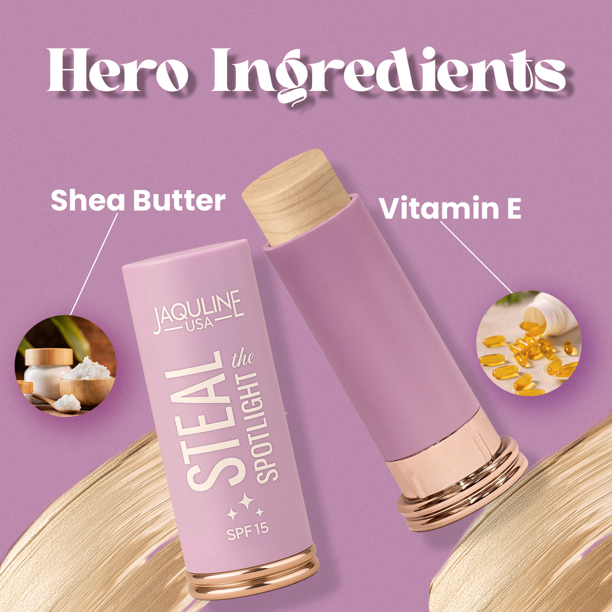 Jaquline USA Steal the Spotlight Highlighter Stick 15g - Showstopper 02