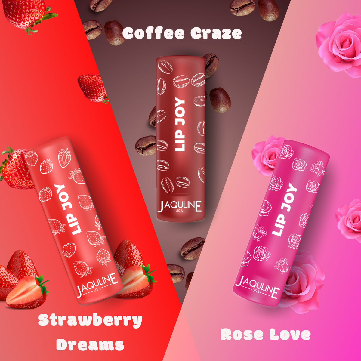 Jaquline USA LipJoy LipBalm 4.5g CoffeeCraze
