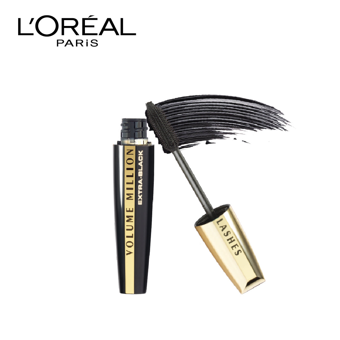 L'Oreal Paris Volume Million Lashes Mascara, Washable, Black, 9.2ml