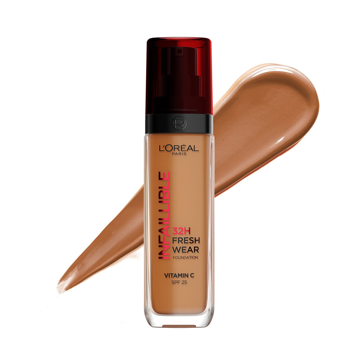 L’Oréal Paris Infallible 32H Fresh Wear Foundation, Luminous Coverage, Shade No 340, 30ml