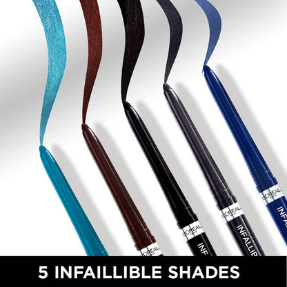 L'Oreal Paris INFAILLIBLE GRIP Upto 36H Gel Automatic Eye Liner -001 Intense Black