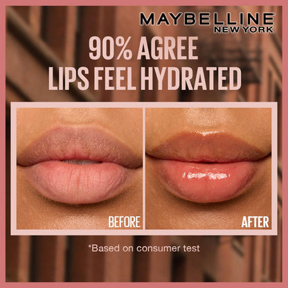 Maybelline New York Lifter Gloss, Hydrating Lip Gloss, Rust, 5.4 ml