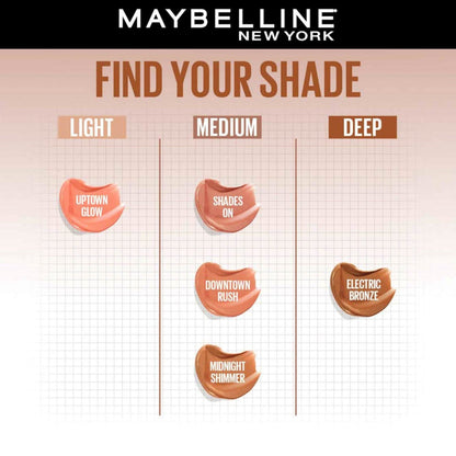 Maybelline New York Sunkisser Highlighter + Blush, Downtown Rush, 4.7 g