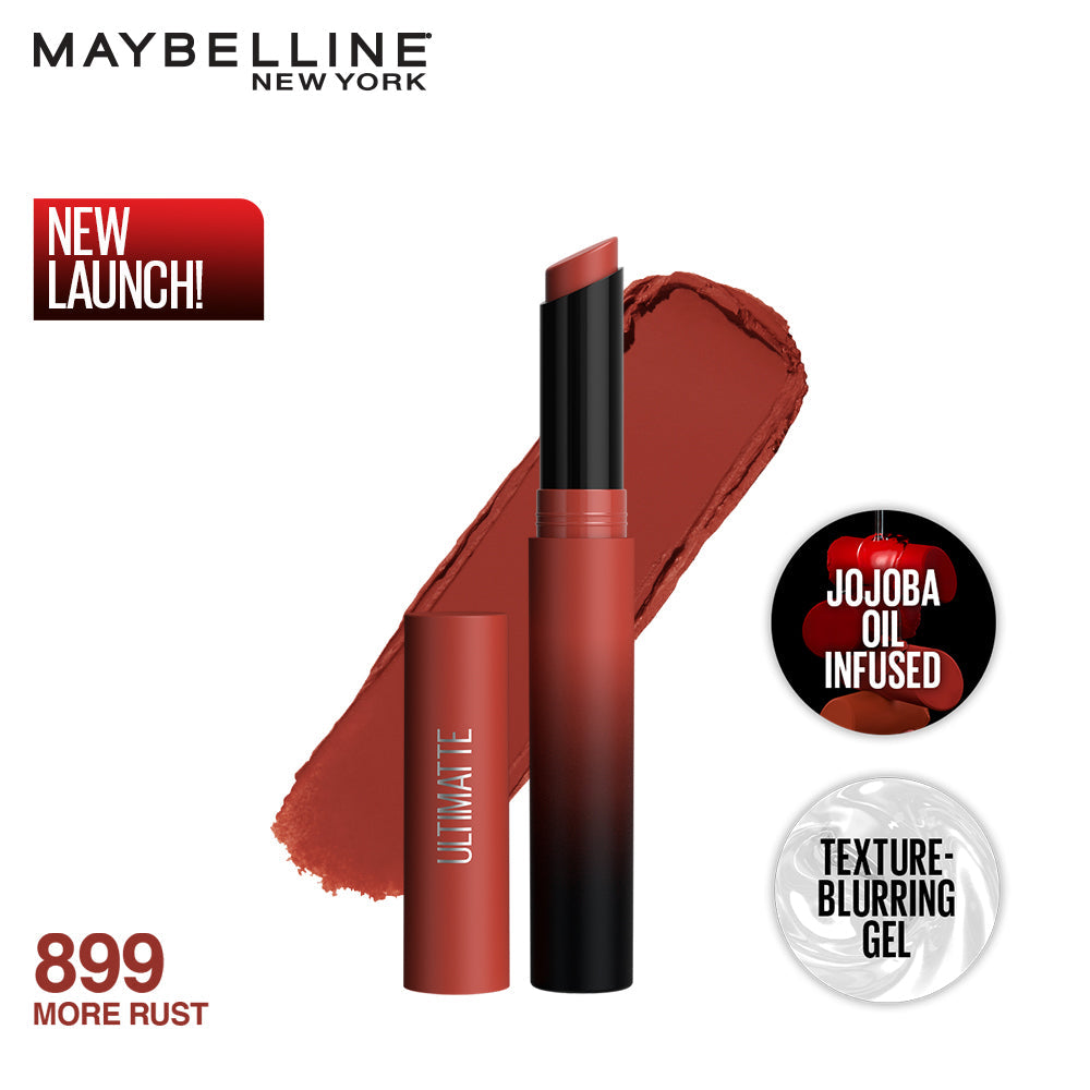 Maybelline New York Color Sensational Ultimattes Lipstick, 899 More Rust, 1.7 g