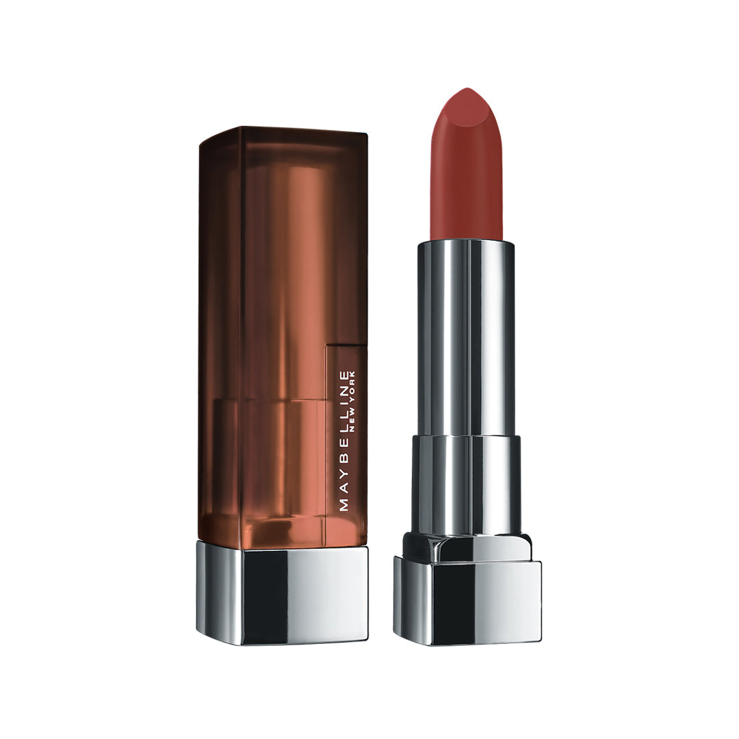 Maybelline New York Color Sensational Creamy Matte Lipstick, 676 East Village Rose, 3.9g