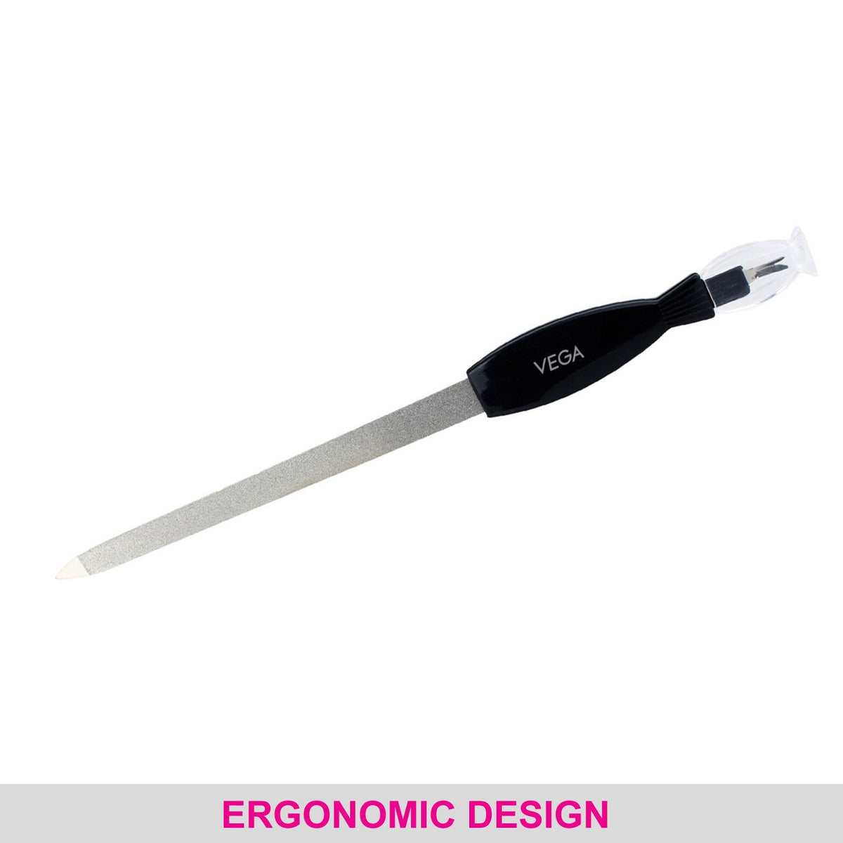 Vega Nail File with Trimmer, 1 Pc (NFT6)