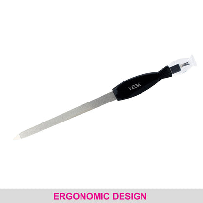 Vega Nail File with Trimmer, 1 Pc (NFT6)