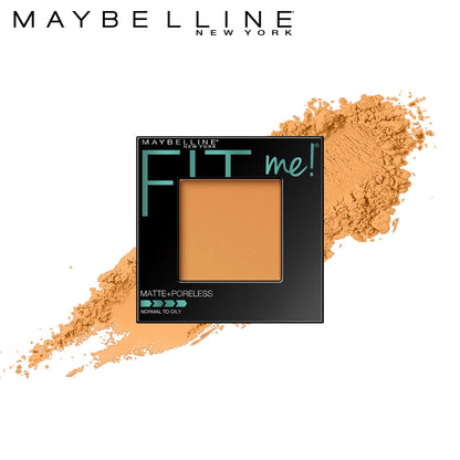 Maybelline New York Fit Me Matte + Poreless Powder, 330 Toffee Caramel