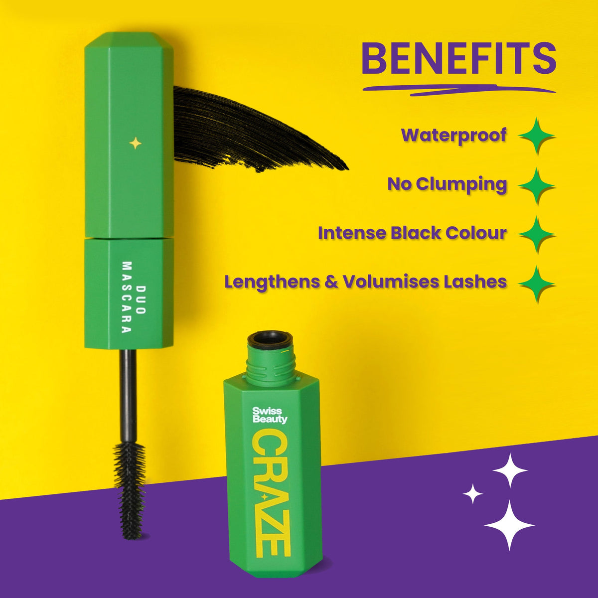 Craze Duo Mascara Black