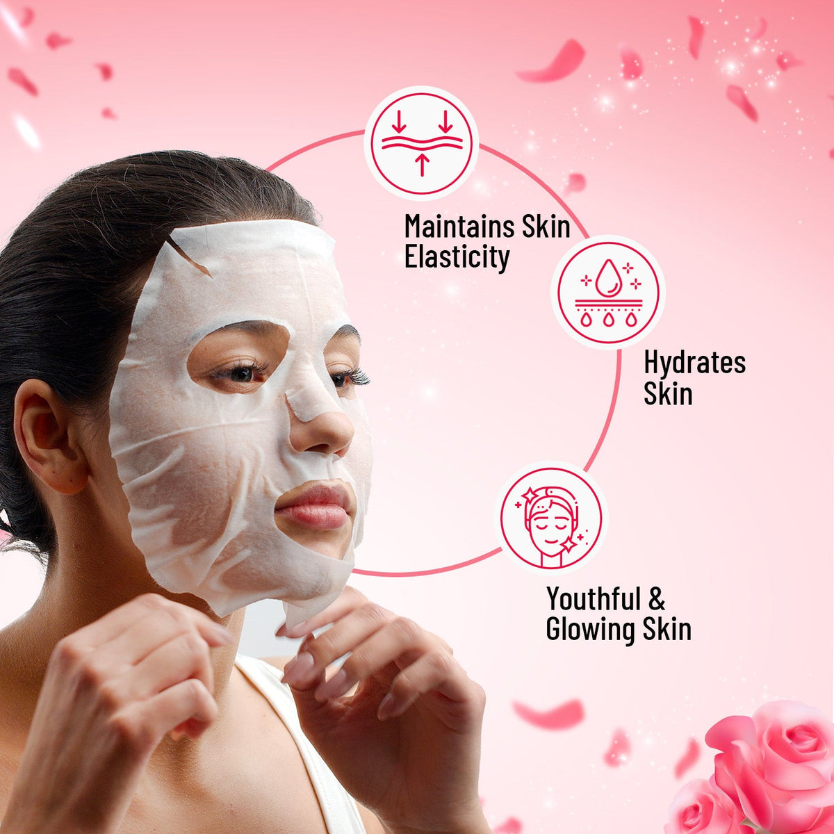 Rose & Collagen Sheet Mask