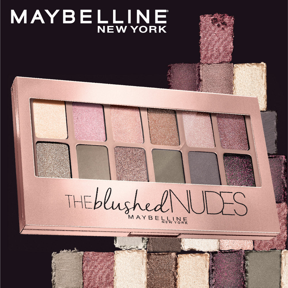 Maybelline New York The Blushed Nudes Eyeshadow Palette