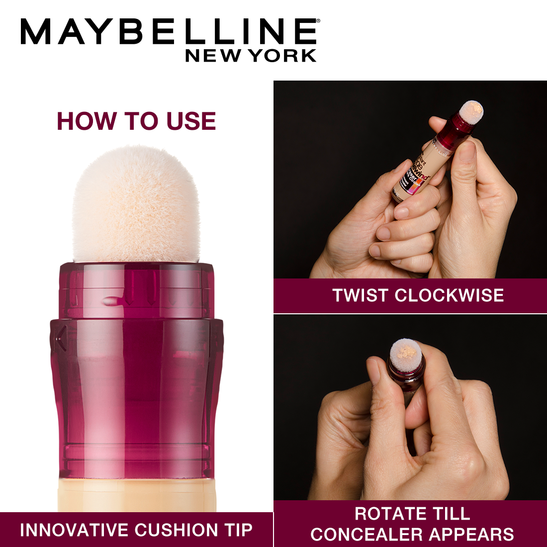 Maybelline New York Instant Age Rewind Concealer, Honey, 6g