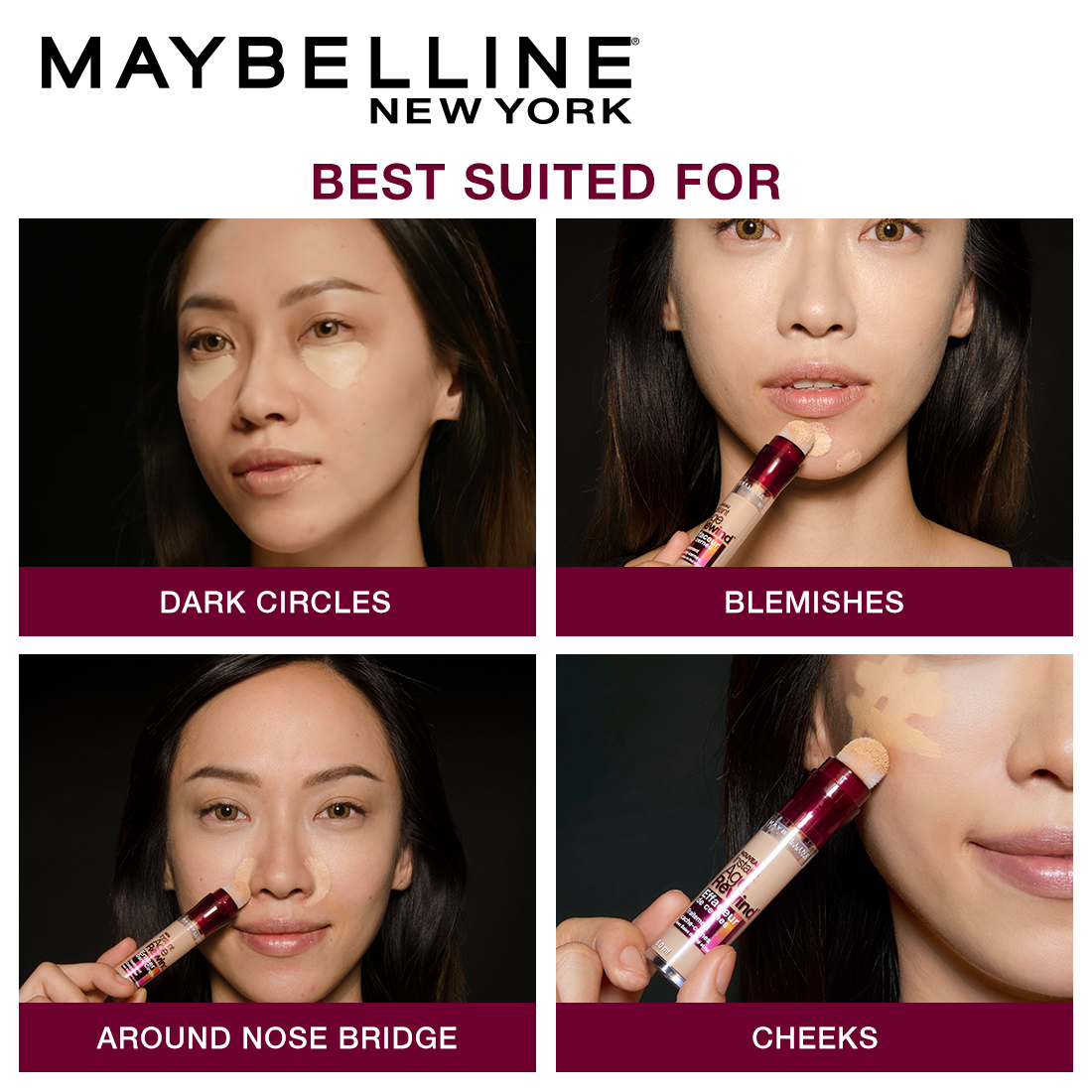 Maybelline New York Instant Age Rewind Concealer, Caramel, 6g