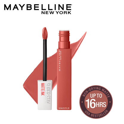 Maybelline New York Super Stay Matte Ink Liquid Lipstick, 130 Self Starter, 5g