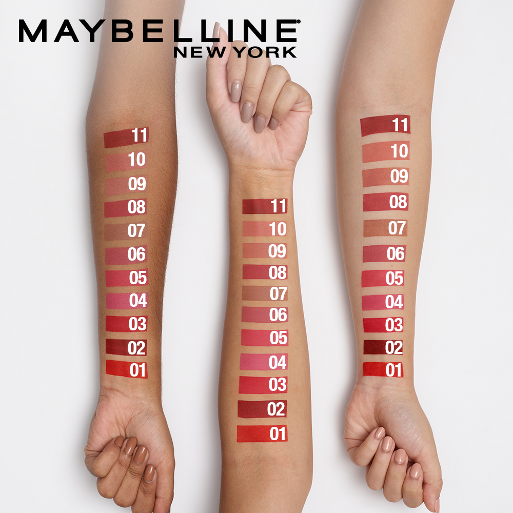 Maybelline New York Sensational Liquid Matte Lipstick 04, Easy Berry, 7G.