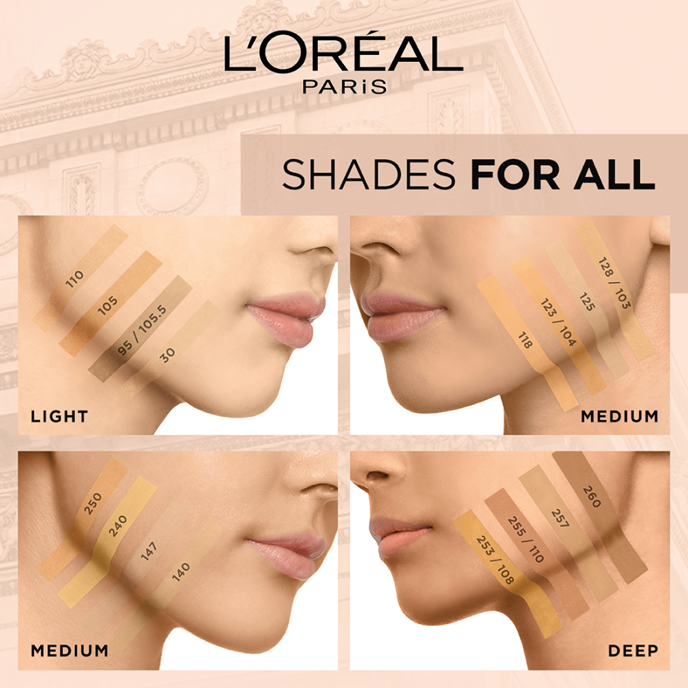 L'Oreal Paris Infallible 24H Matte Cover Liquid Foundation, 240 Natural Honey, 35 ml