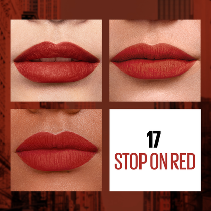 Maybelline New York Sensational Liquid Matte Lipstick, 24 Touch of Spice, 7ml - Liquid Lipstick Shades Delivering Intense Mat