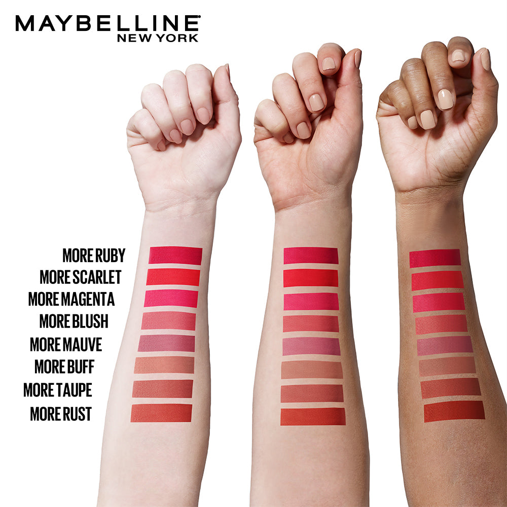 Maybelline New York Color Sensational Ultimattes Lipstick, 399 More Magenta, 1.7 g