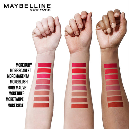 Maybelline New York Color Sensational Ultimattes Lipstick, 399 More Magenta, 1.7 g