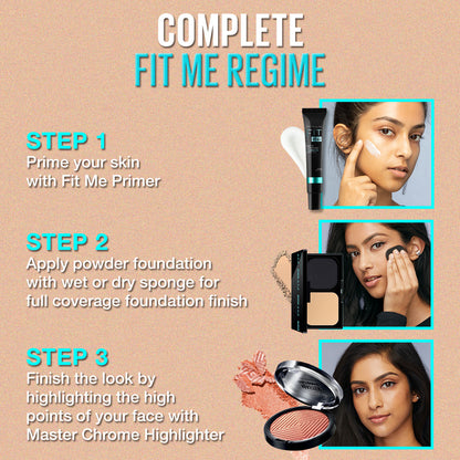 Maybelline New York Fit Me Ultimate Powder Foundation, Shade 128