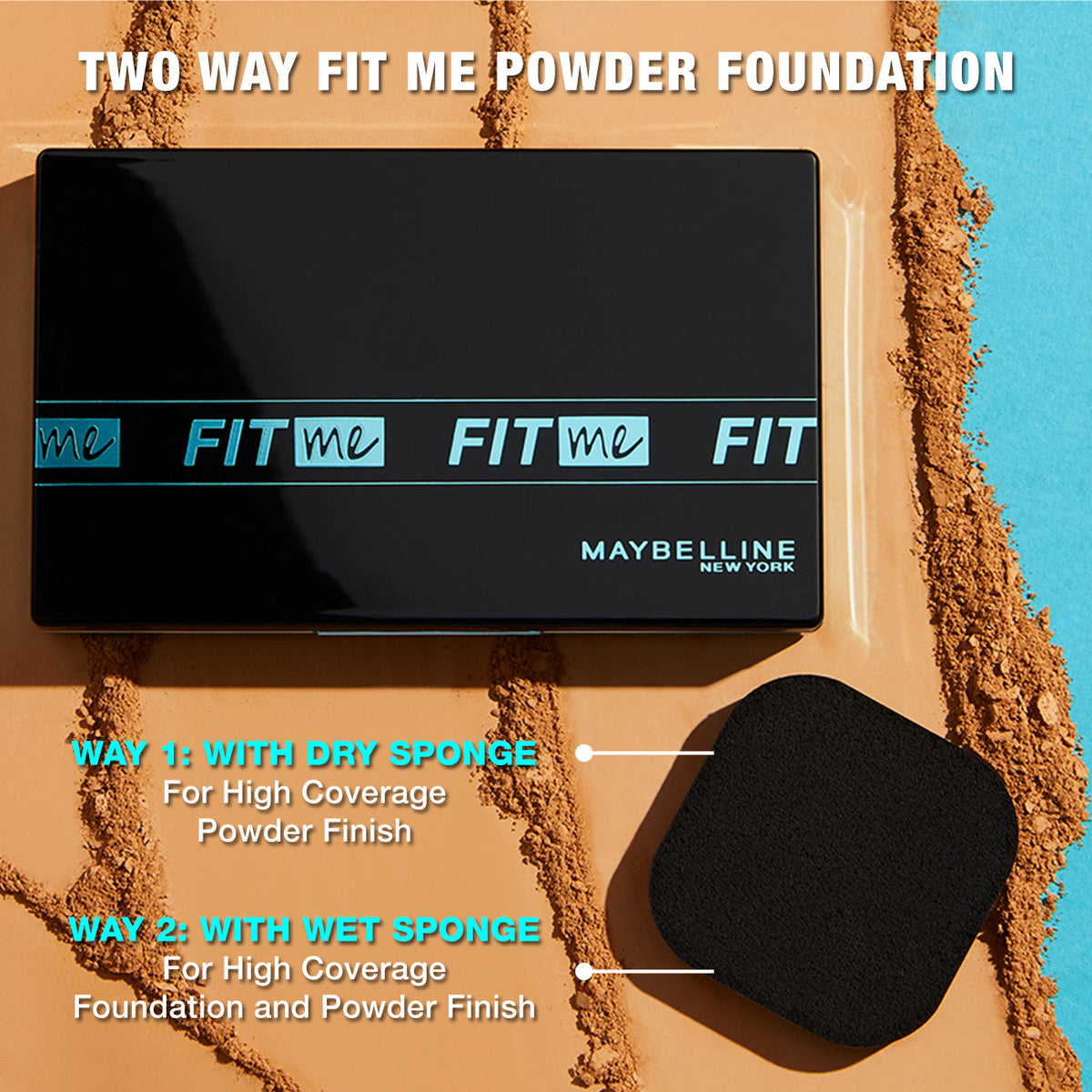 Maybelline New York Fit Me Ultimate Powder Foundation, Shade 230