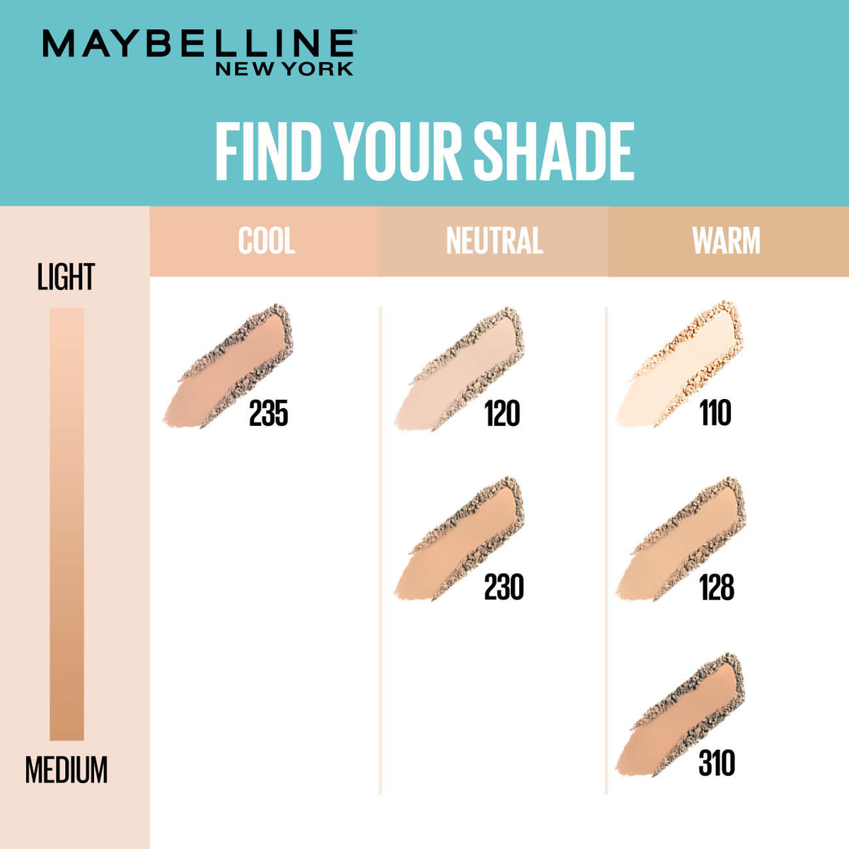 Maybelline New York Fit Me Ultimate Powder Foundation, Shade 230