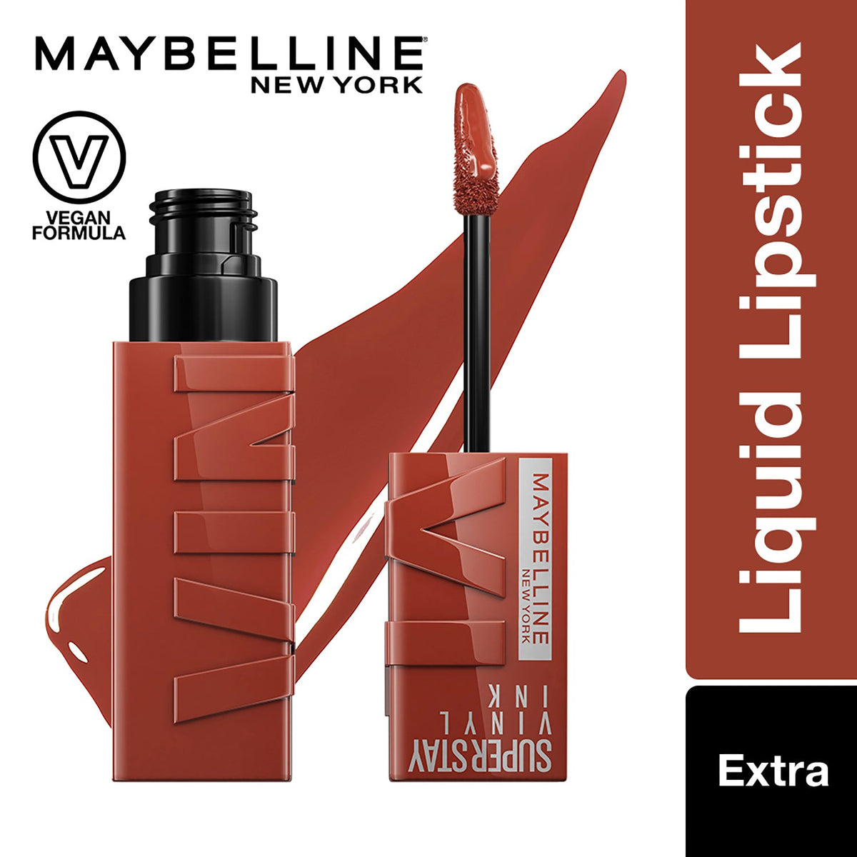 Maybelline New York Superstay Vinyl Ink Liquid Lipstick, Extra 4.2 ml
