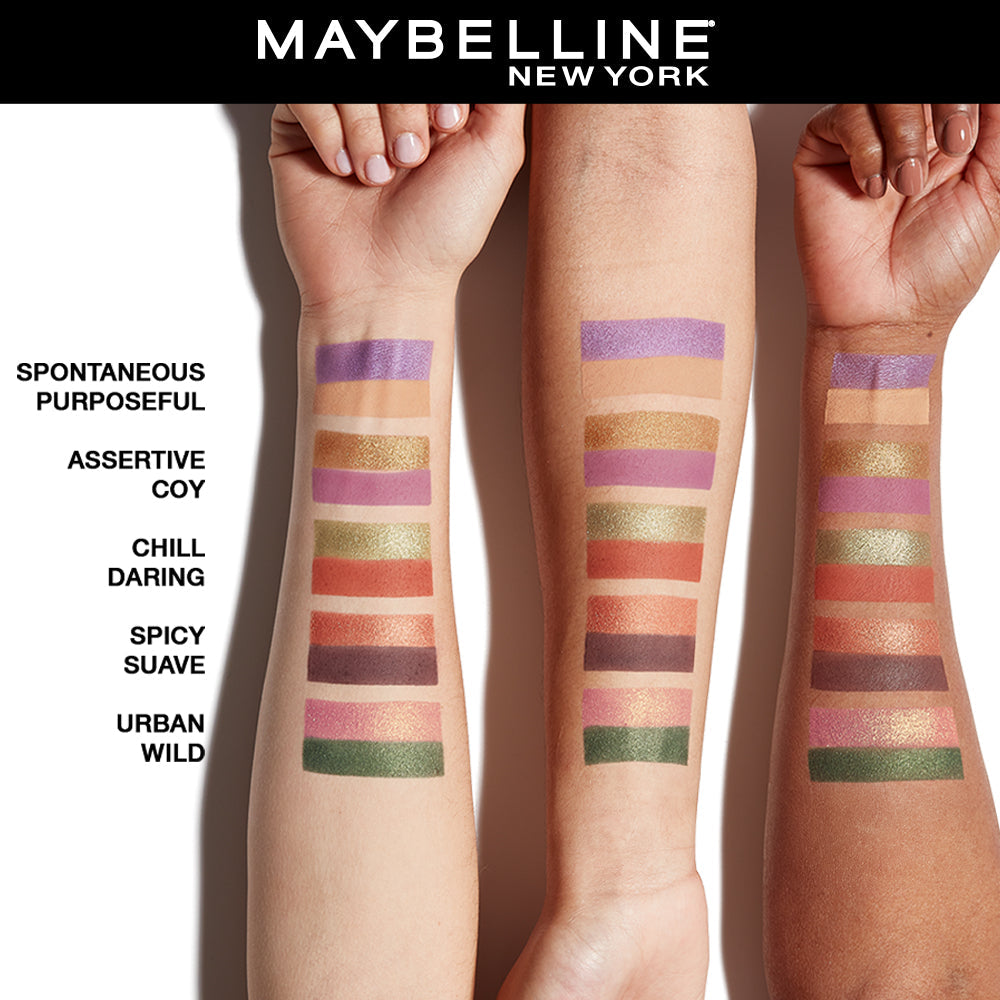 Maybelline Color Rivals Shadow Longwear Duo Eyeshadow Palette: Chill x Daring, 3g