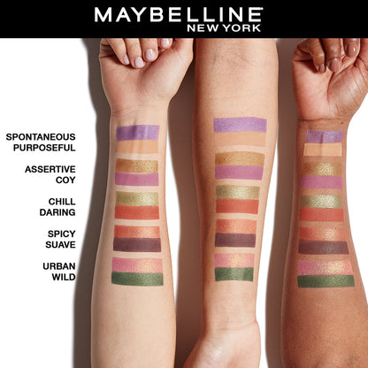 Maybelline Color Rivals Shadow Longwear Duo Eyeshadow Palette: Spicy x Suave , 3g