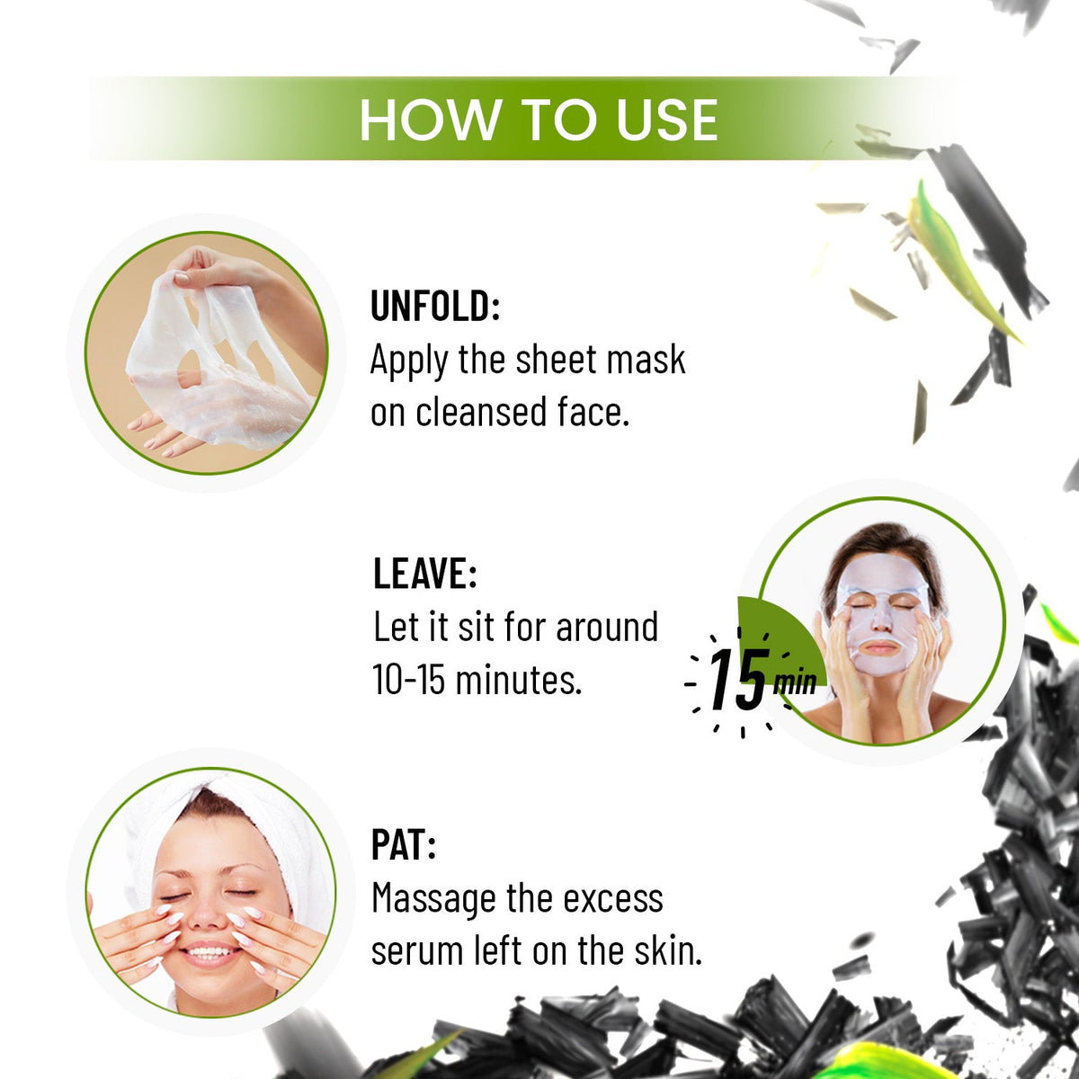 Charcoal & Bamboo Sheet Mask.