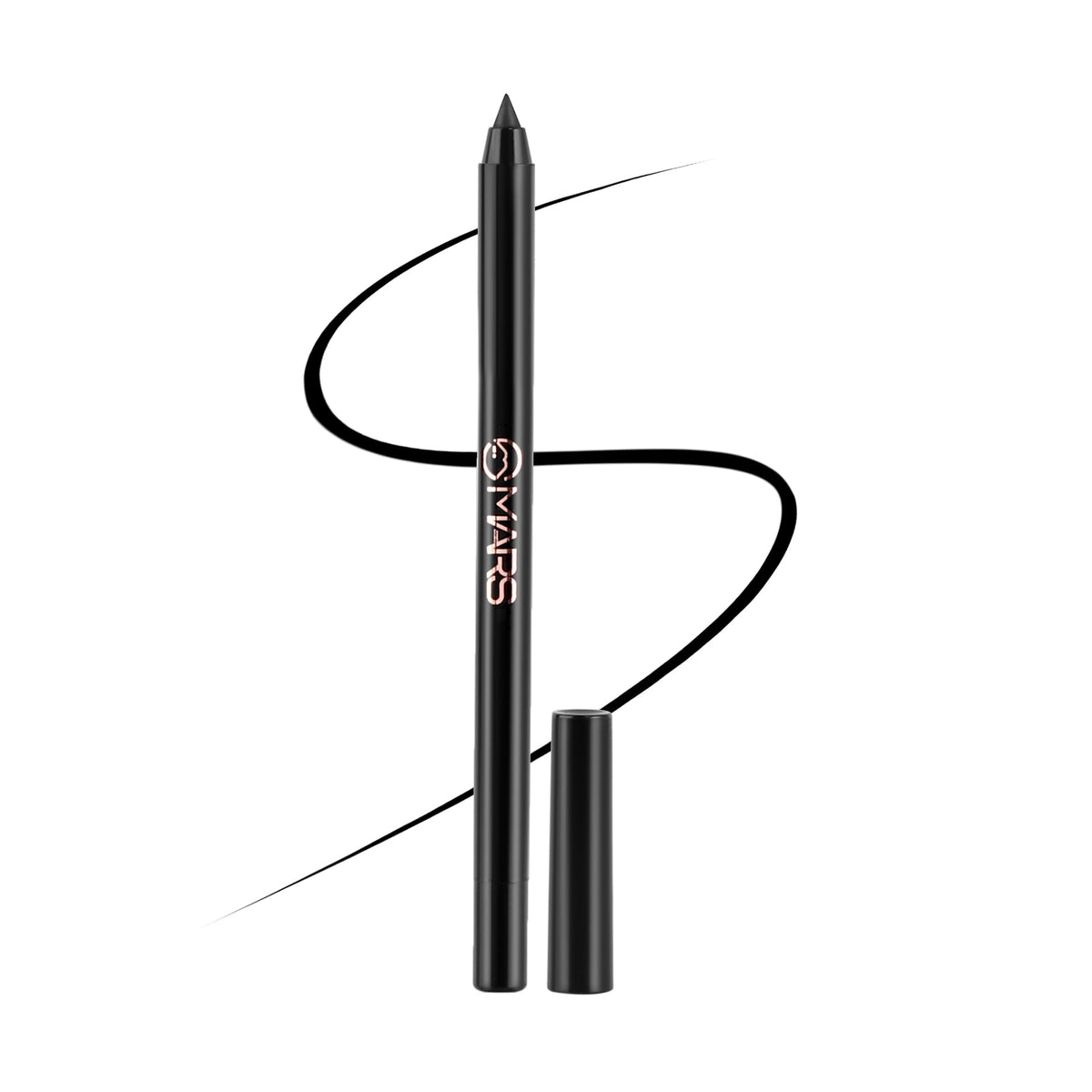 MARS Won't smudge Won't budge Smooth Glide Matte Kajal | Long Stay & Water Proof (1.4g) (03-Velour Black)