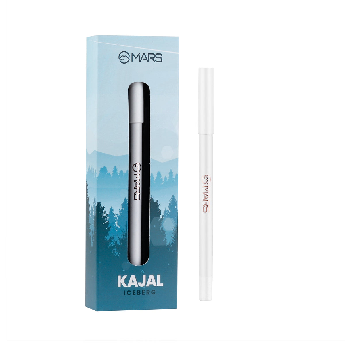 MARS Won't smudge Won't budge Smooth Glide Kajal | Long Stay & Waterproof (1.4g) (04-Iceberg)