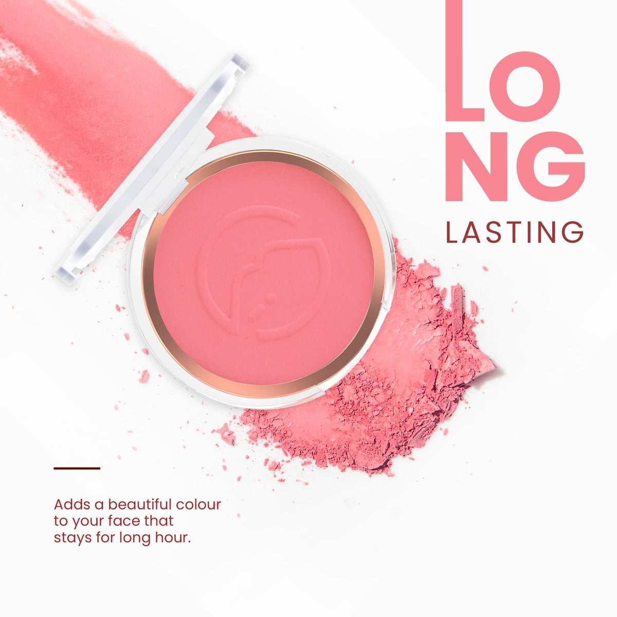MARS Flush of Love Face Blusher | Highly Pigmented & Easy to Blend | Lightweight & Natural Finish (8.0 gm) (Shade-08)