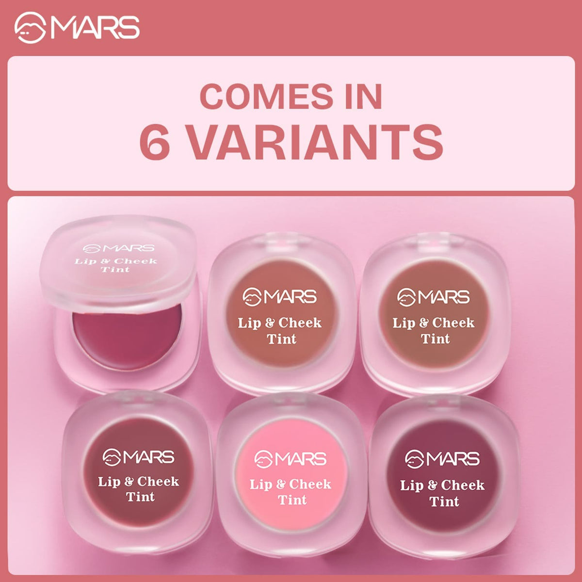 MARS Lip & Cheek Tint for Bold Pop Color (2.8 gm) (03-Cinnamon Glow - Support Your Growth) | Demi Matte Finish | Dual Functio