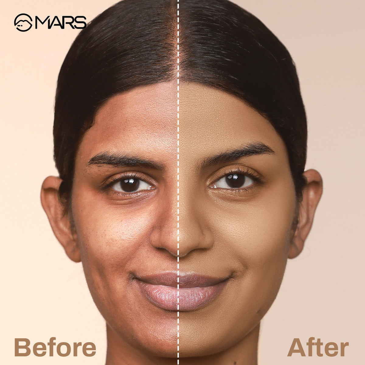 MARS Zero Blend Weightless Foundation for Makeup ( 30ml ) (09-AMBER MAPLE) | Lightweight & Long-Lasting | Matte Finish | Buil