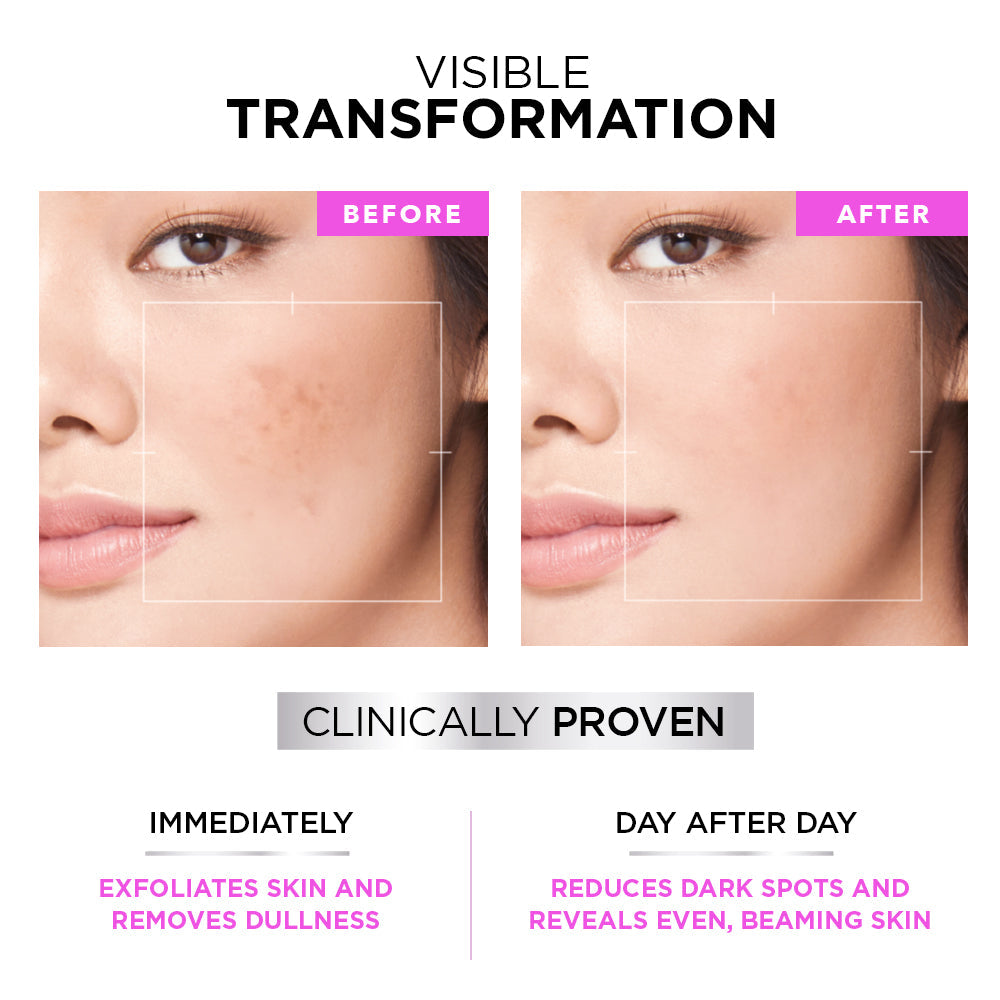 L'Oreal Paris Glycolic Bright Daily Foaming Face Cleanser, 100ml | Glycolic Acid Face Wash for Dull Skin | Daily Glowing Faci