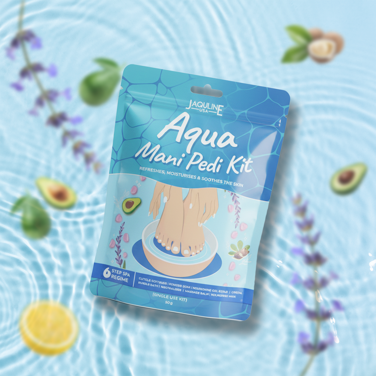 Jaquline USA Aqua Manicure & Pedicure Kit