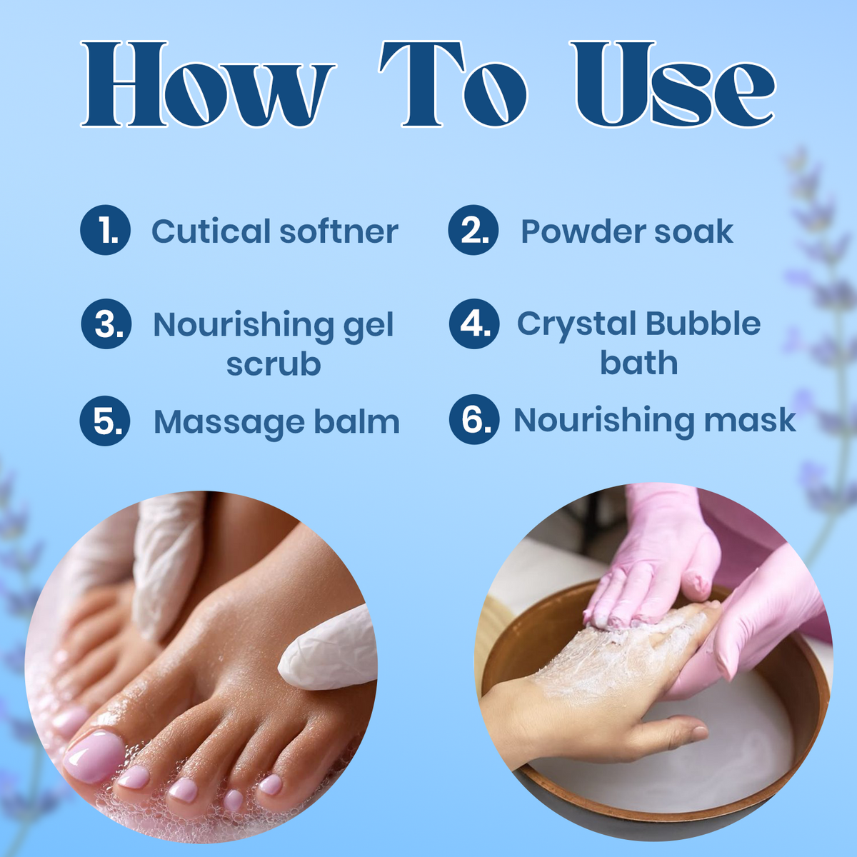 Jaquline USA Aqua Manicure & Pedicure Kit
