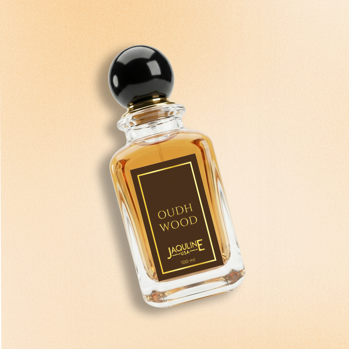 Jaquline USA Oudh Wood Eau De Parfum with Amber & Vanilla, 100 ml