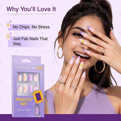 Craze Monica's Way Press On Nails