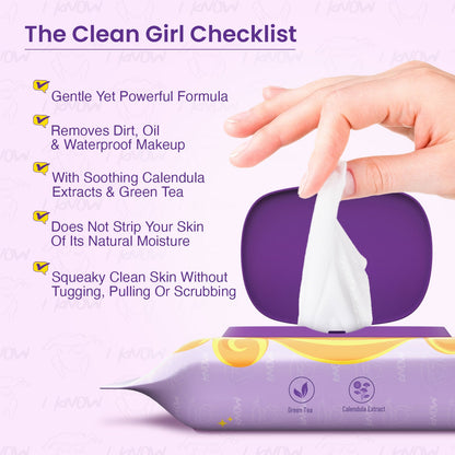 CRAZE Monica Clean Makeup Remover Wipes